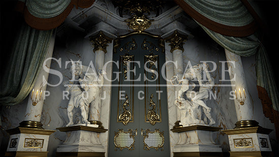 Castle Library Door | Static