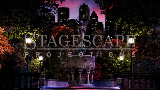 Central Park Angel Fountain | Static