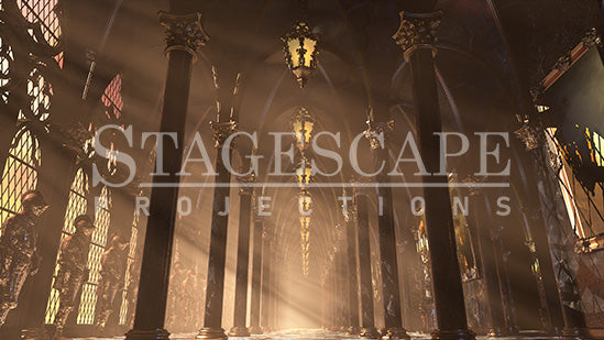 Shadowed Archway Hall | Static