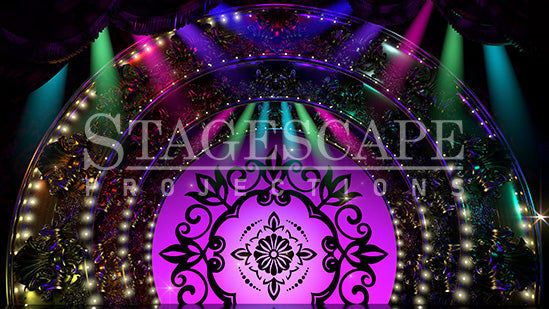 Vintage Cabaret Stage | Static