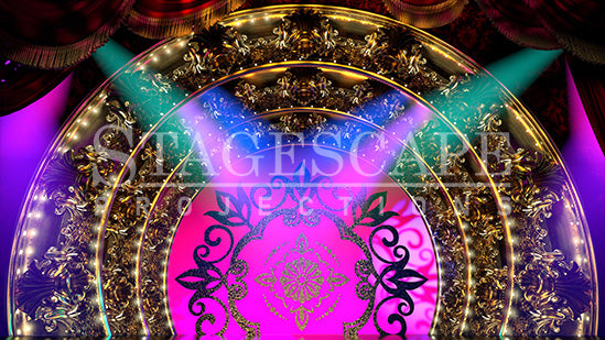 Vintage Cabaret Stage | Static
