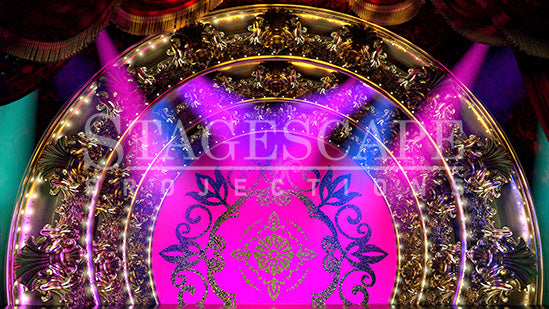 Vintage Cabaret Stage | Static