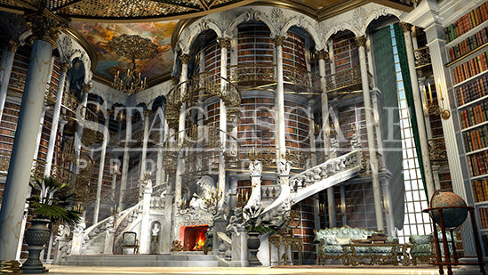 Baroque Castle Library 1