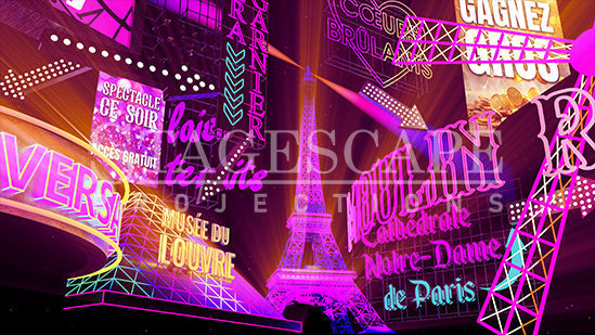 Neon Paris Nightlife
