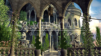 Enchanted Castle Courtyard | Static