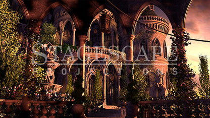 Enchanted Castle Courtyard | Static
