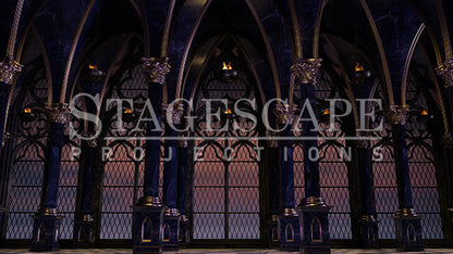 Gothic Castle Corridor | Static