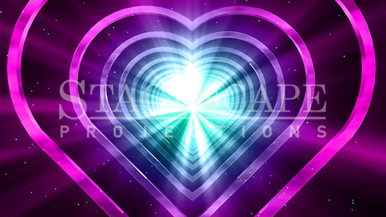 Heart Tunnel Visuals | Static