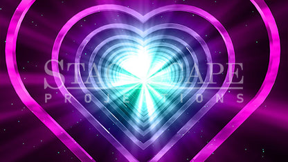Heart Tunnel Visuals | Static