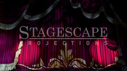 Red Theatre Drapes | Static