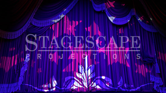 Red Theatre Drapes | Static
