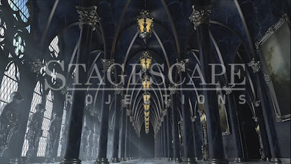 Shadowed Archway Hall | Animated