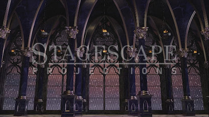Gothic Castle Corridor | Animated