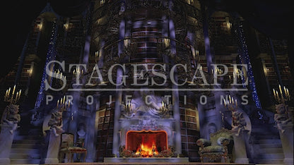 Baroque Castle Library 2 | Animated