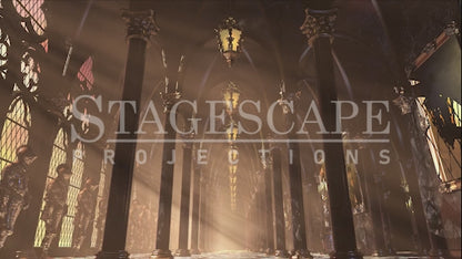 Shadowed Archway Hall | Animated