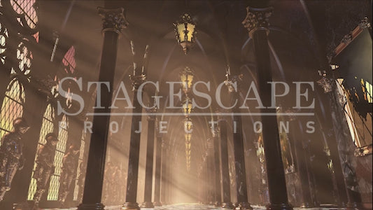 Shadowed Archway Hall | Animated