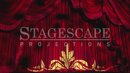 Red Theatre Drapes | Animated