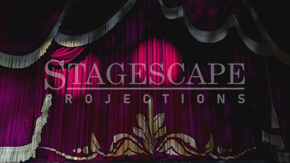Red Theatre Drapes | Animated