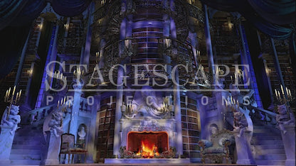 Baroque Castle Library 2 | Animated