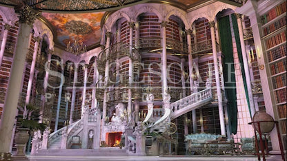 Baroque Castle Library 1 | Animated