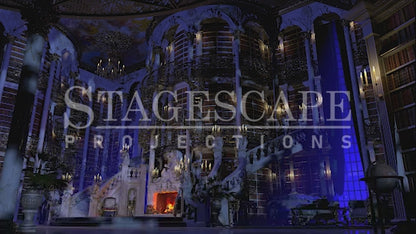 Baroque Castle Library 1 | Animated