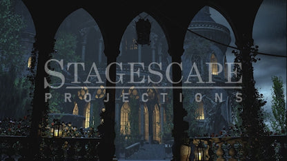 Enchanted Castle Courtyard | Animated