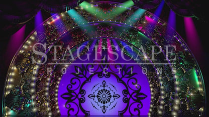 Vintage Cabaret Stage | Animated