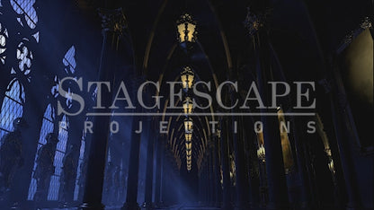Shadowed Archway Hall | Animated