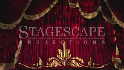 Red Theatre Drapes | Animated