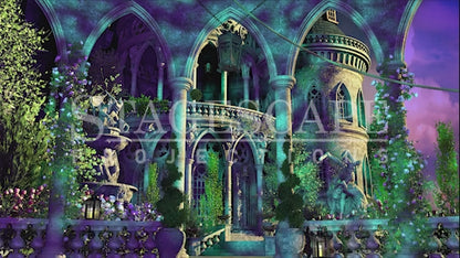 Enchanted Castle Courtyard | Animated