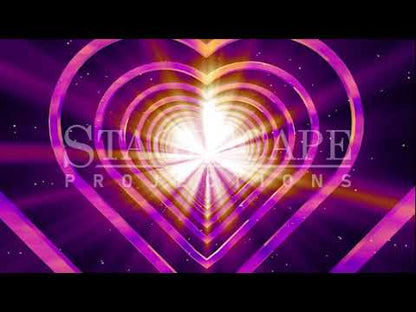 Heart Tunnel Visuals | Animated