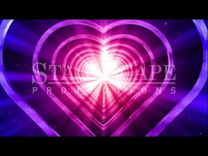 Heart Tunnel Visuals | Animated